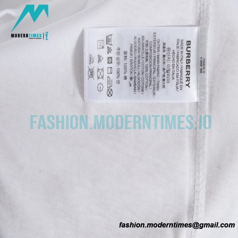 Burberry - 23SS Letter Printed Short-sleeved T-shirt Burberry - 23SS Letter Printed Short-sleeved T-shirt